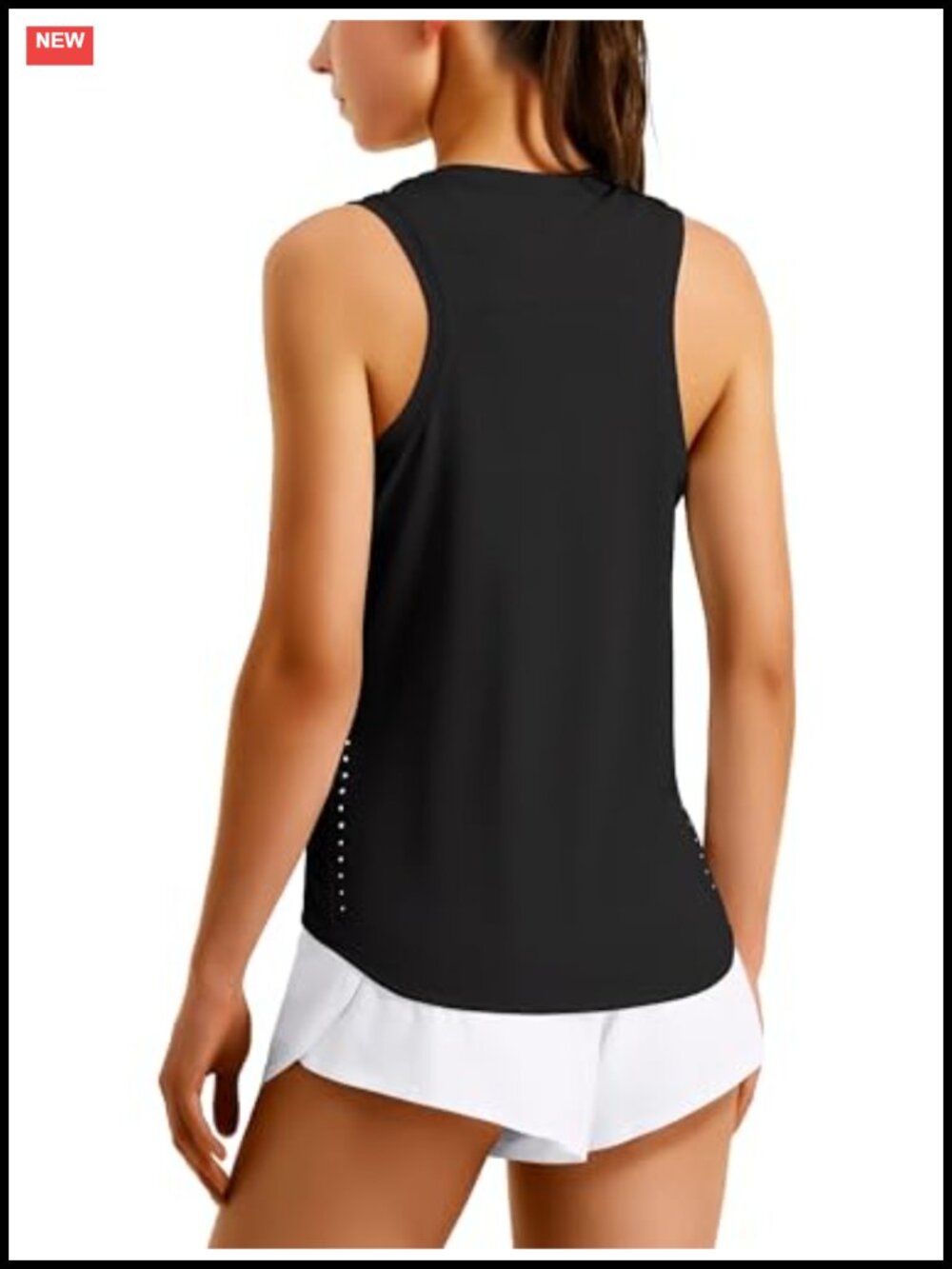 Women's Lightweight Racerback Athletic Tank Top UPF 50+ Workout Gym Yoga